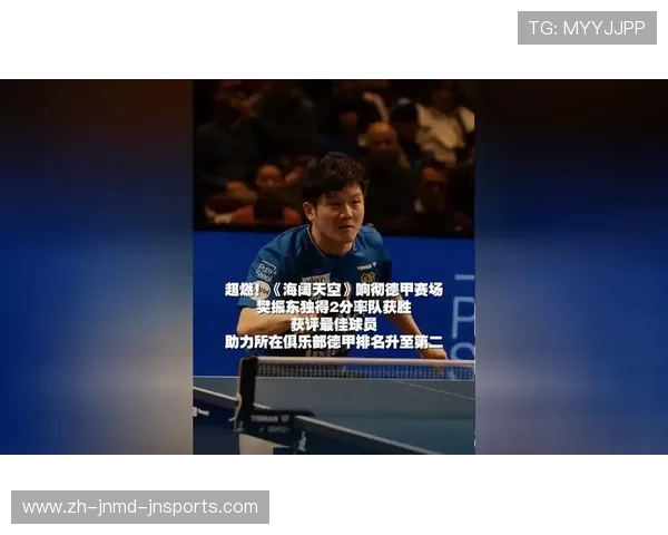 樊振东独砍2分率队获胜助力球队收获德甲常规赛第17胜